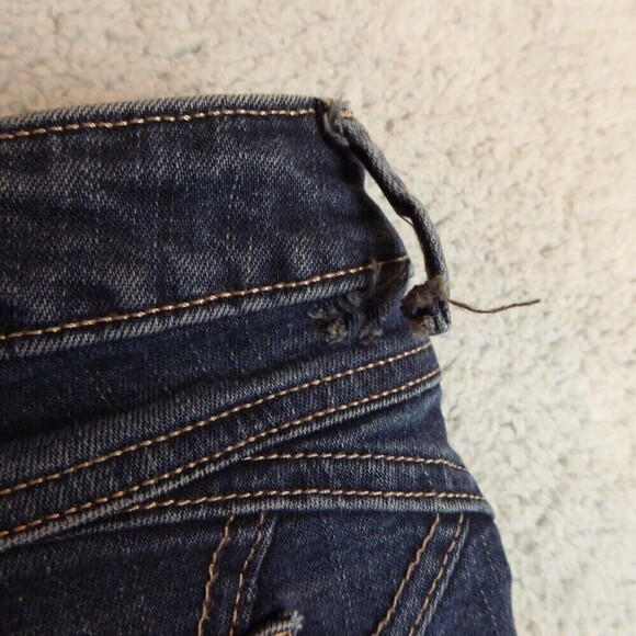 M&S Per Una Jeans Women's UK 16 Denim Pants Straight Leg Dark Wash Meas. 34x28 - Picture 8 of 15